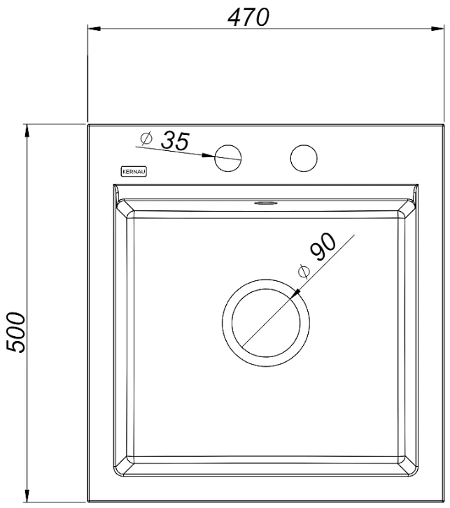 KGS M 45 1B Deep Black + Gold Metallic